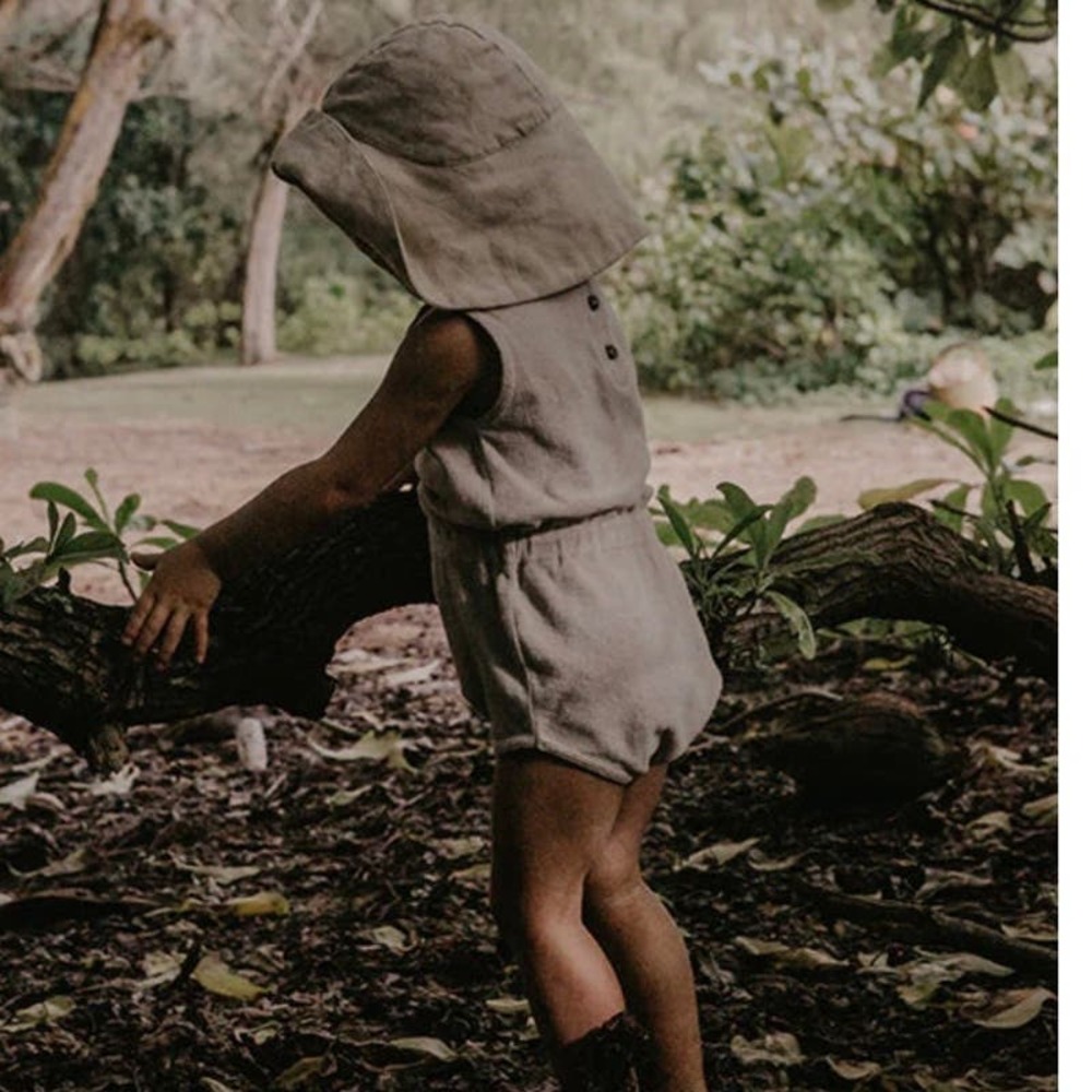 The Simple Folk Vintage Terry Romper Ecru Size 9/10‎ New